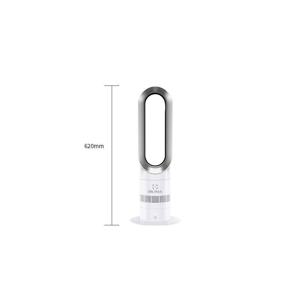 DBL MAX PRO M Bladeless Tower Fan (Heater & Cooler) White & Silver